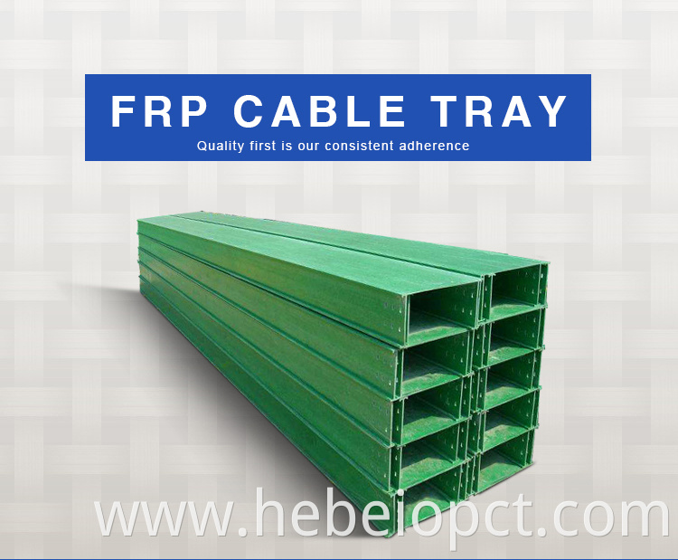 fiber glass reinforced plastic C cable tray